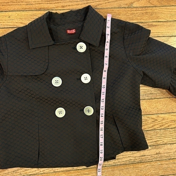 Elle pea coat double breasted blazer jacket - Picture 8 of 9